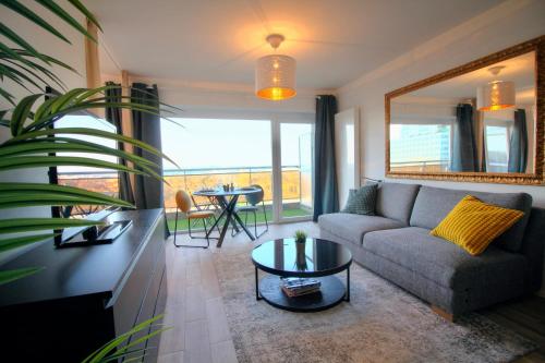 Studio avec vue panoramique et parking gratuit, Брюссель