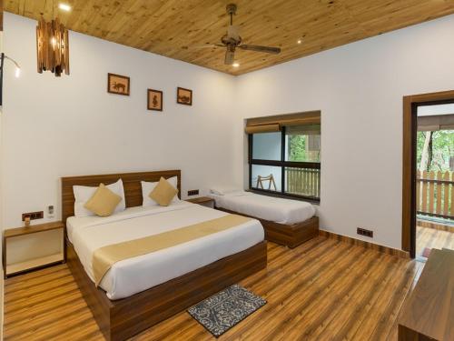 1 double bed