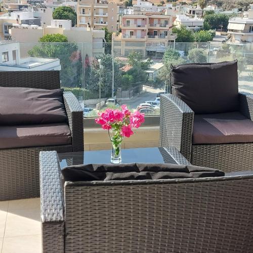 Balkons/terase, Aelia Sea View Apartments Rafina close to the Port , Airport & Athens in Rafina (Attiki)
