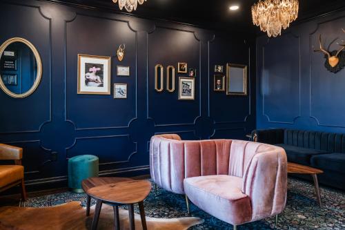 صالة مشتركة/ منطقة التلفزيون, The Hotel Melrose in Grand Junction