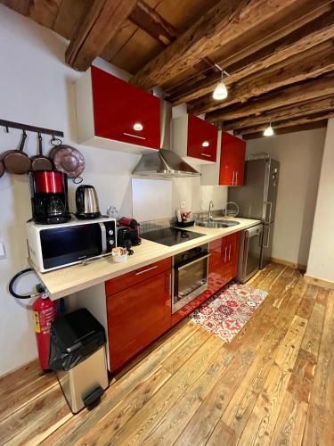Appartement Esprit Chalet 71m² in 布里昂松市中心