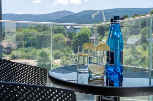 Apartament Golden Hour z widokiem na Śnieżkę, klimatyzacja, obok aquaparku, blisko do Wang by Apartamenty w Karkonoszach