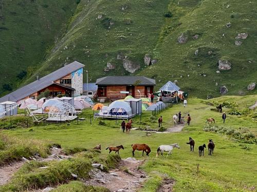 Zeta Camping -Chaukhi View Mountain Retreat in Jut'A