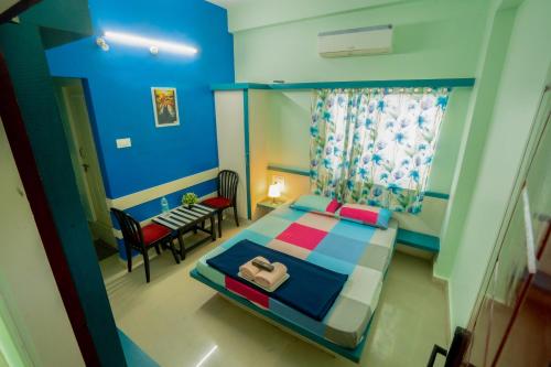 1 double bed