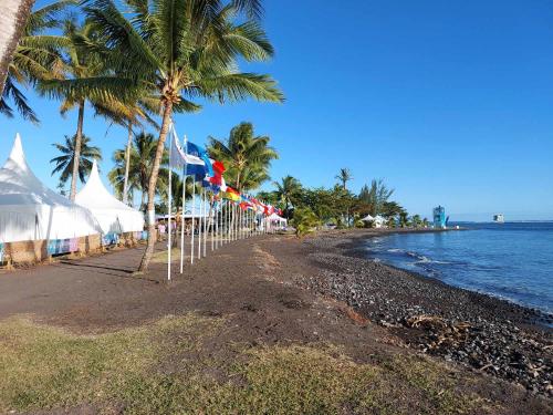 Beach, Location Villa ARIIMOANA in Toanoano