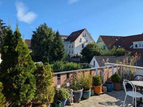 Rõdu/terrass, Storchennest - Schönes, ruhiges Apartment mit Sonnenterrasse (Storchennest - Schones, ruhiges Apartment mit Sonnenterrasse) in Tettnang