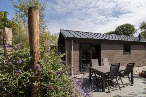 Modern ingericht chalet op groen park op de Veluwe Modern ingericht chalet op groen park op de Veluwe