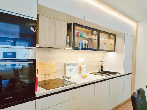 廚房, Dream home apartment in 斯波德尼耶斯哥菲耶 (哥佩爾)