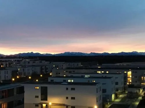 Apartment mit Bergblick in München, Deutschland
