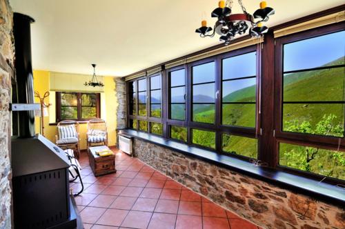 صالة مشتركة/ منطقة التلفزيون, Casa Corral - Casas de Aldea in Monon