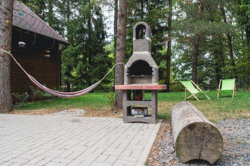Domek Pan Modrzew - Slow - Hamaki - Chill - ogrodzony teren Pet Friendly