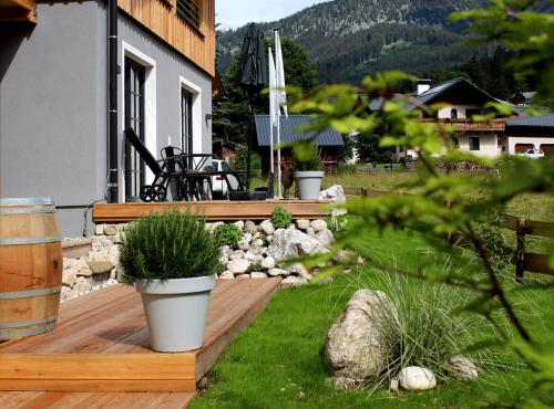 A szálláshely kívülről, Dachstein 7 in Gosau városközpont