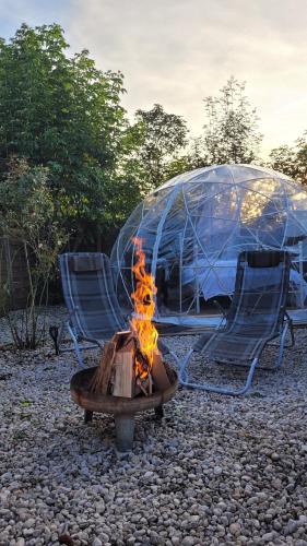 Fichtel-Bubble gegen Aufpreis mit Hot Tub und Sauna in Hohenberg an der Eger, Deutschland