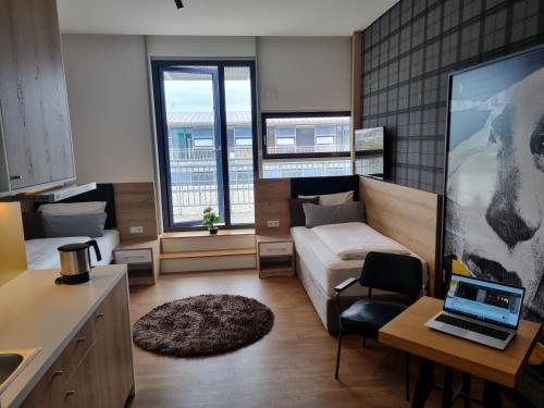 my MINGA Airport serviced Apartments in Hallbergmoos, Deutschland