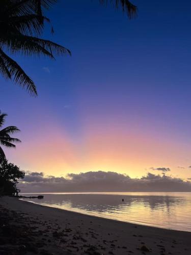 ビーチ, Bungalow Koa avec accès plage privée (Bungalow Koa avec acces plage privee) in マアタ