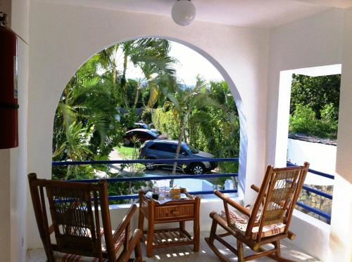 Balcony/terrace, Hotel Caribe in Barahona