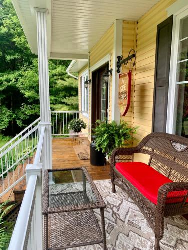 Erkély/terasz, Au Gré Du Temps - Gîte B&B (Au Gre Du Temps - Gite B&B) in Shefford (QC)