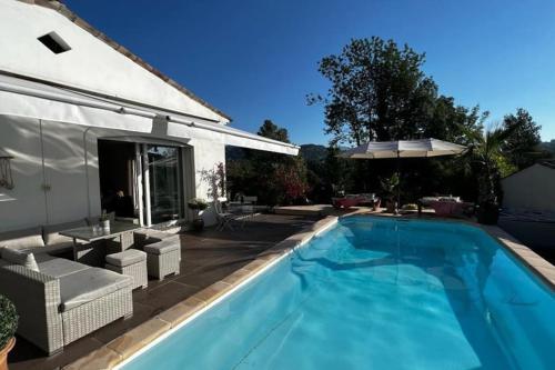 Belle Villa 5P, piscine - Location, gîte - La Colle-sur-Loup