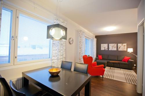 المرافق, شقق كوتيمايلما روفانيمي (Kotimaailma Apartments Rovaniemi) in Rovaniemi City Center