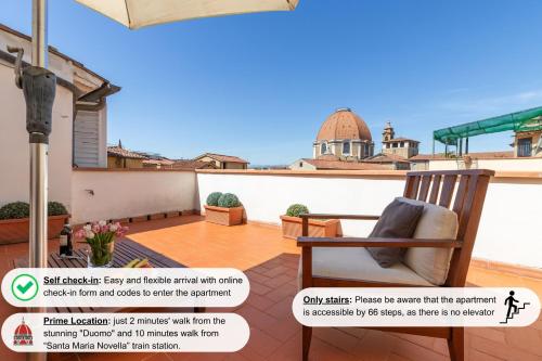 Damasco penthouse with terrace near the Duomo