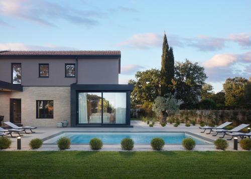 Viesnīcas āriene, Lux Villa Dajo with Pool & Sauna by VacayVillas in Kirmenjak