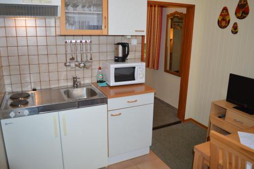 köök, Appartementhaus Meyer in Annaberg