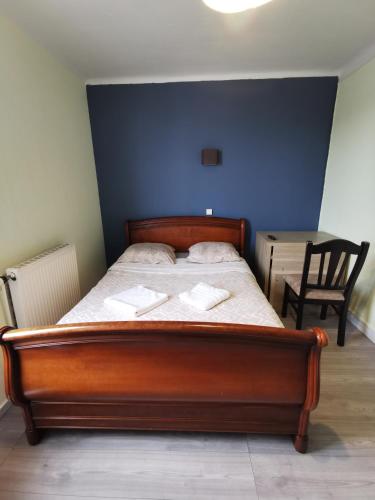1 double bed