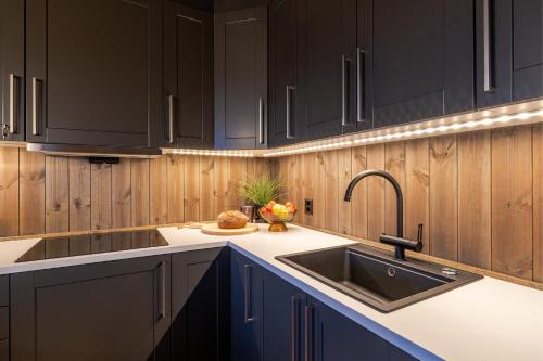 Kitchen, Storefjell Resort - Panorama apartments in Gol