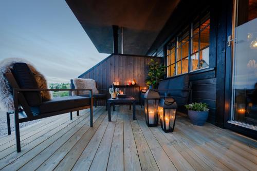 Balcony/terrace, Storefjell Resort - Panorama apartments in Gol