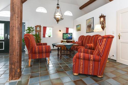 Iekārtas, Ferienwohnung im Landhaus Eulennest in Holtgast