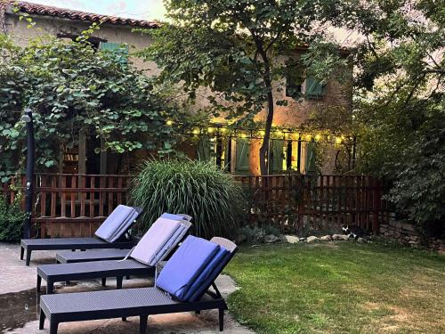 Kilátás, Gites de Montcabirol in Maury