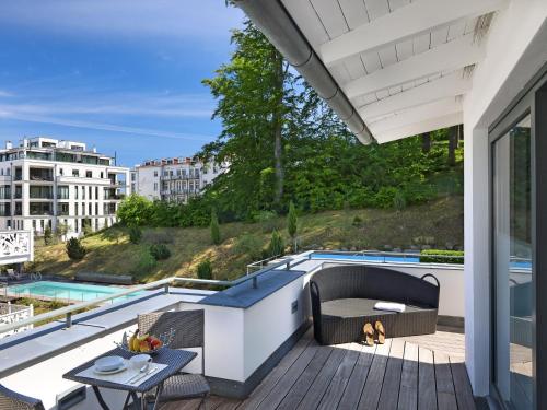 View, Villa Paula in Sellin - Penthouse mit Kamin und Dachterrasse in Ostseebad Sellin