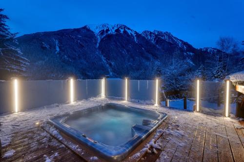 สภาพแวดล้อมโดยรอบ, *Nouveau* Chalet Chamonix Cottage in เล ปราซ ด็อง บาส