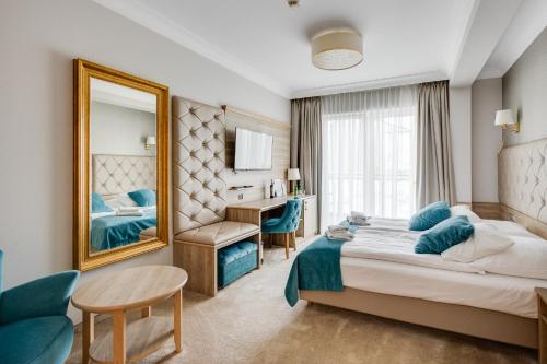 Bed, Villa Meduza in Kołobrzeg