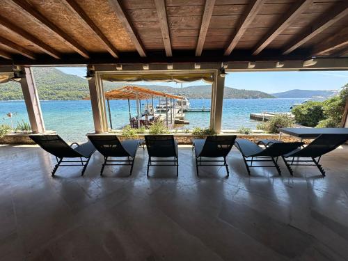 House with a private beach