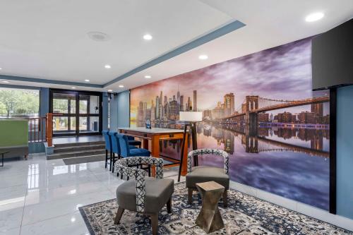 大堂, 貝斯特韋斯特羅格斯大學酒店 (Best Western Rutgers University Hotel) in 東布倫斯威克 (NJ)