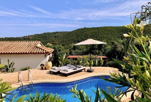 Villa Marlena, Calonge, Costa Brava,1 luxe private studio-appartement with private pool in quiet area, adults only, Catalonia, Spain chambre d'hôte Calonge