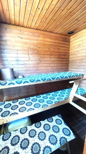 Szauna, Villa Mummola Neljän makuuhuoneen asunto lähellä jokea (Villa Mummola Neljan makuuhuoneen asunto lahella jokea) in Simpele