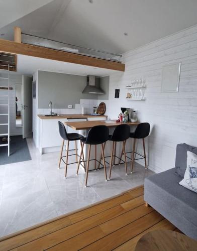 Kitchen, Accommodation close to the ocean on the West Coast in Uddevalla