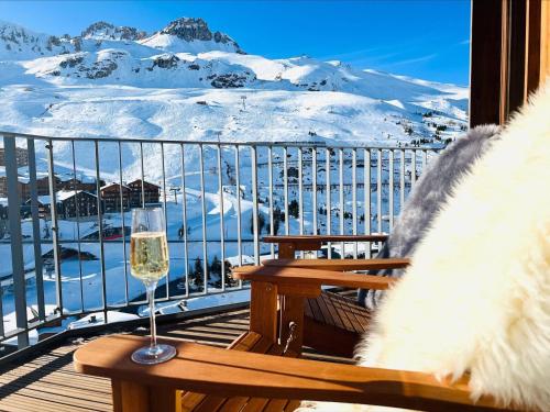 Penthouse luxe Tignes Lavachet 4 chambres pour 8 pers. avec terrasse - FR-1-641-72 near Le Brasero