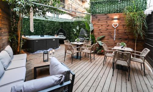 花园, LEFKAS CITY APARTMENTS & Suites in 莱夫卡达