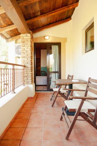 Balcony/terrace, AMNISIADES APARTMENTS in Nea Alikarnassos