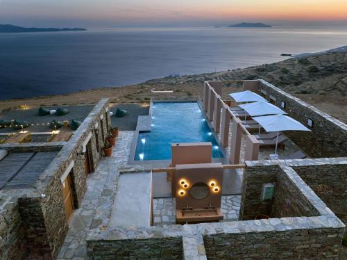 수영장, 언더 더 썬 키클라데스 빌리지 (Under the Sun Cycladic Village) in 티노스