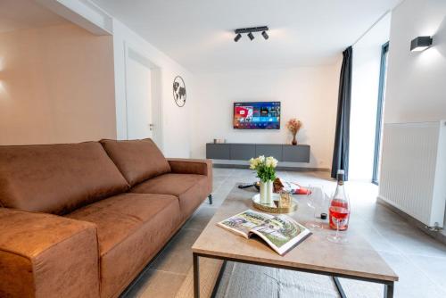 Koplietošanas atpūtas telpa ar TV, Vakantiewoningen Hoeve Carpe Diem - Dalhem - Aubel - Voeren in Dalhem