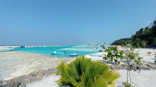 strand, Ahiva Village in Goidhoo Atoll