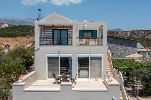 Exterior view, Gallery Villa with Pool, 300m Beach, Sea Views in Viannos