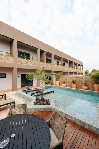 Viesnīcas āriene, Villa Nova Hotel in Ribeirao Claro