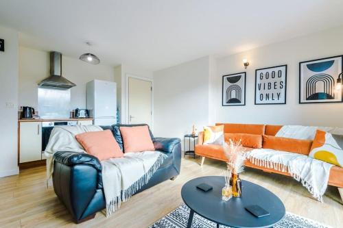 Modern 2BR near Manchester city centre - Free parking garage, Manchester (fotografie 10)