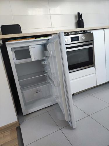 ห้องครัว, Apartmán Bezruč (Apartman Bezruc) in โนวา ปากา