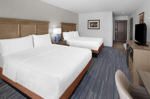 2 queen beds